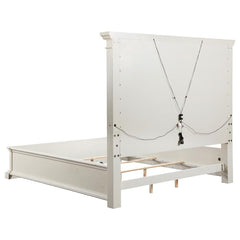 Evelyn White Queen Bed 5 Pc Set - MyWaynesHome #