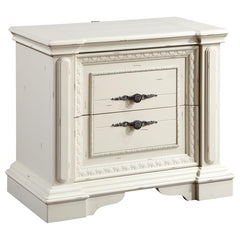 Evelyn White Queen Bed 5 Pc Set - MyWaynesHome #