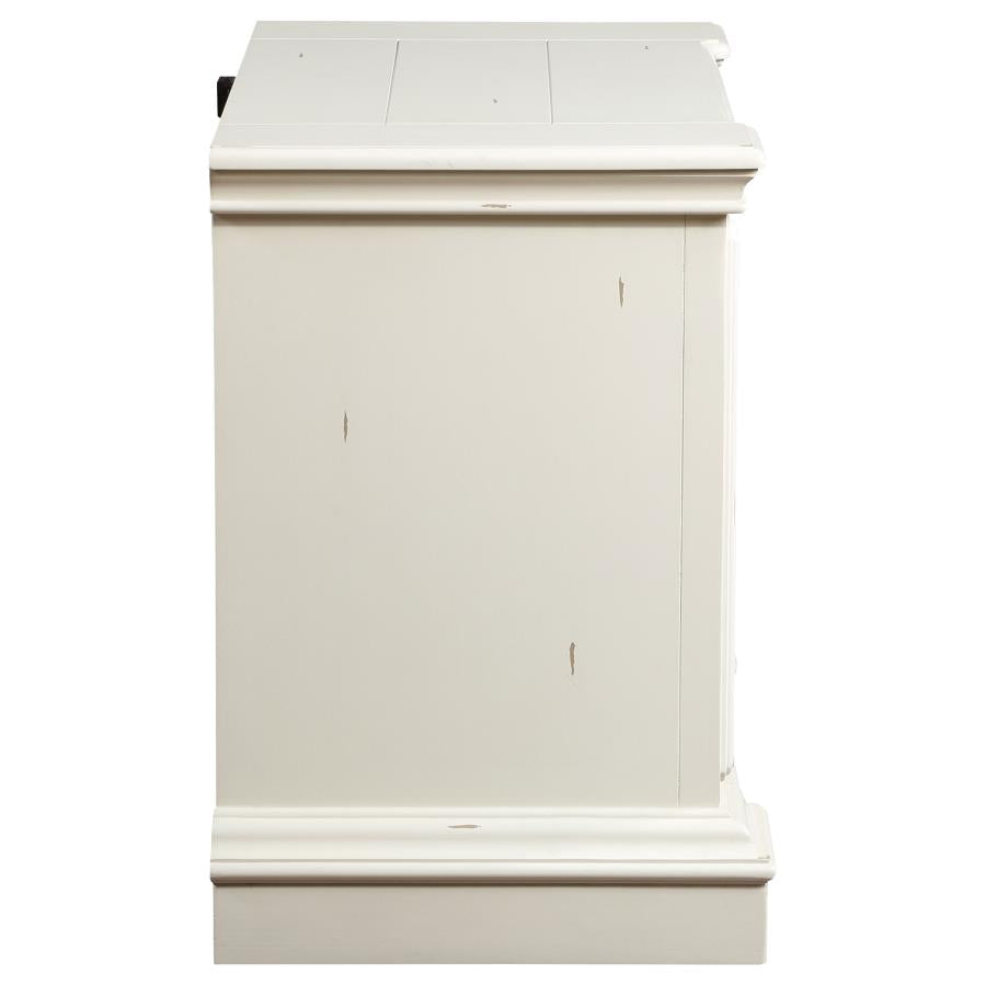 Evelyn White Nightstand - MyWaynesHome #