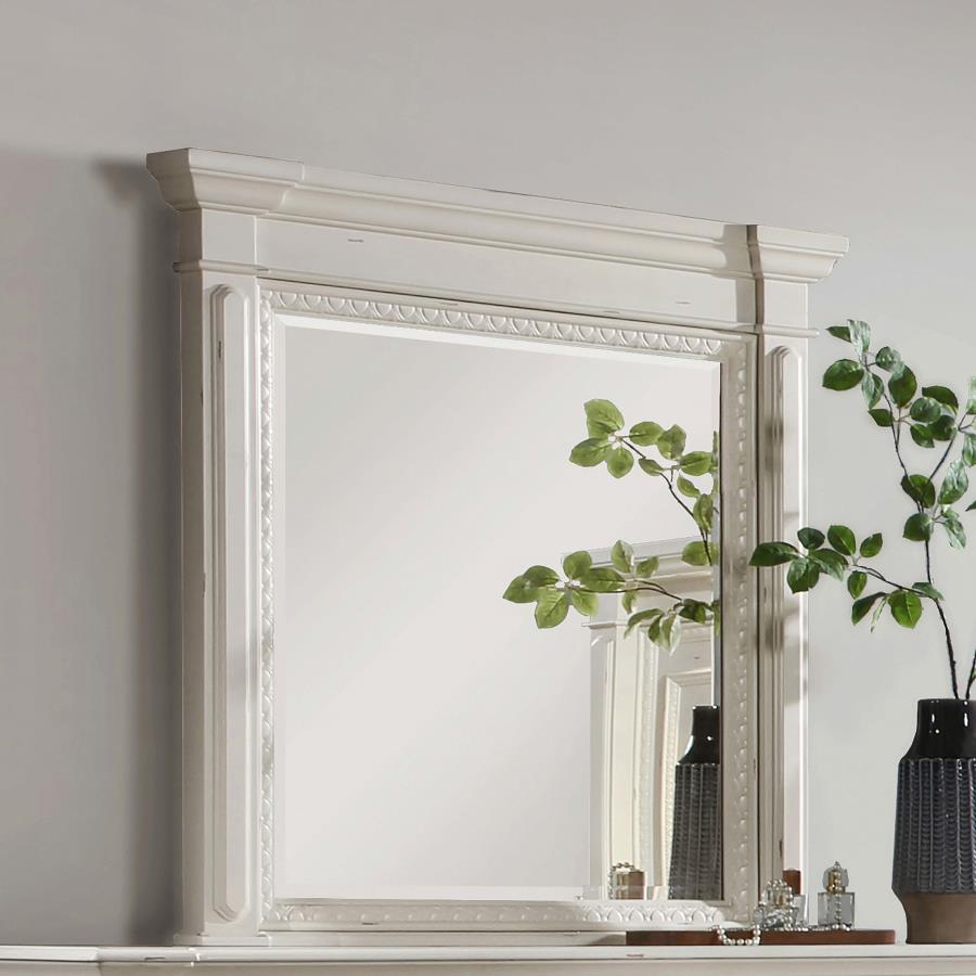 Evelyn White Dresser Mirror - MyWaynesHome #