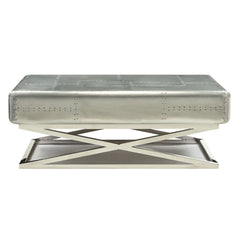 Brancaster - 51" Coffee Table - Aluminum