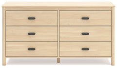 Cabinella - Six Drawer Dresser - Tan