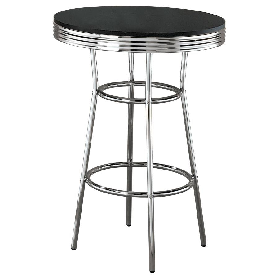 Theodore Black Bar Table - MyWaynesHome #