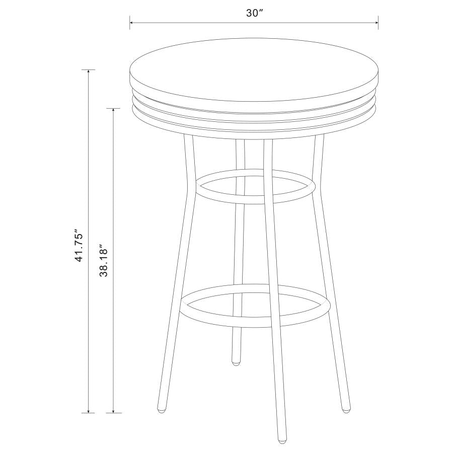 Theodore Black Bar Table - MyWaynesHome #