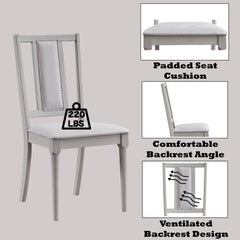 Marta - Side Chair (Set of 2) - Beige Linen & Natural