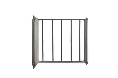 House Marchese - Queen Bed - Two Tone Beige Fabric & Pearl Gray