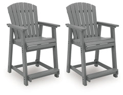 Sanctuary Beach - Barstool (Set of 2) - Dark Gray