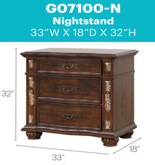 Lyon - Nightstand - Cherry