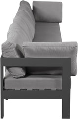 Nizuc - Outdoor Patio 6 Seat Modular Sofa With Gray Frame