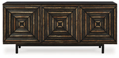 Fair Ridge - Accent Cabinet - Distressed Black