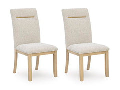 Lasinger - Dining Upholstered Side Chair (Set of 2) - Light Brown