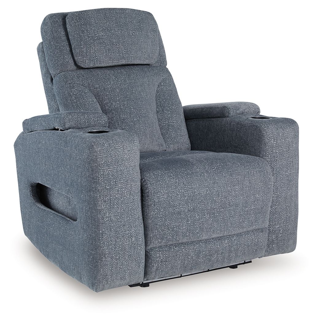 Studio Cave - Power Recliner - Steel