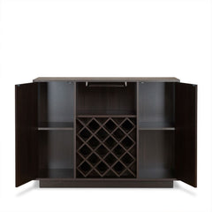 Hazen - 34.84" Wine Cabinet - Espresso