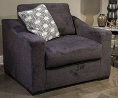 Wryenlynn - Chair And A Half - Fabric - Onyx