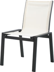 Nizuc - Outdoor Patio Dining Chair With Gray Frame (Set of 2)