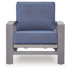 Half Moon Beach - Spring Lounge Chair - Blue / Gray