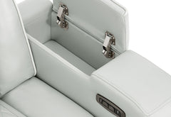 U8611 - Sectional With LED - Silver