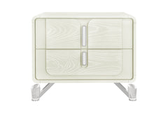 Lyra - Nightstand With USB - Beige