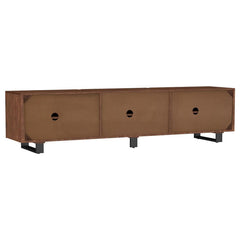Trask - Wood TV Stand Media Console - Mango Brown
