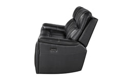 U8880 - Power Reclining Sofa With Armrest Cupholder, DDT With Watch Charger - Black