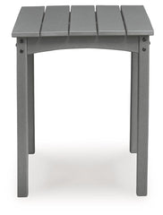 Cove Beach - Square End Table - Gray