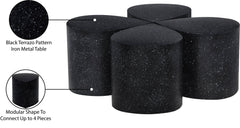 Petal - Coffee Table - Black Terazzo