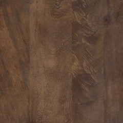 Opus - Travertine And Mango Wood End Table - Brown / Beige