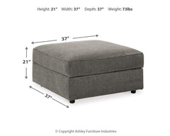 O'Phannon - Ottoman With Storage - Putty