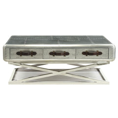 Brancaster - 51" Coffee Table - Aluminum