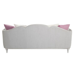 Kasa - Sofa With 5 Pillows - Beige Linen & Champagne