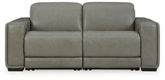 Correze - 2-Piece Power Reclining Sectional - Gray