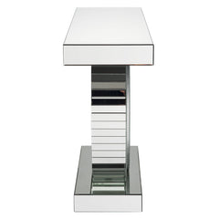 Nysa - 47"L Console Table - Mirrored & Faux Crystals