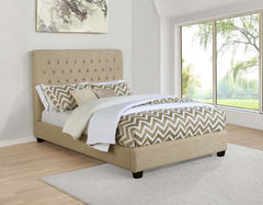 Chloe Beige Full Bed - MyWaynesHome #