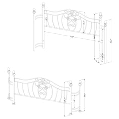 Sydney Gold Queen Headboard / Footboard - MyWaynesHome #