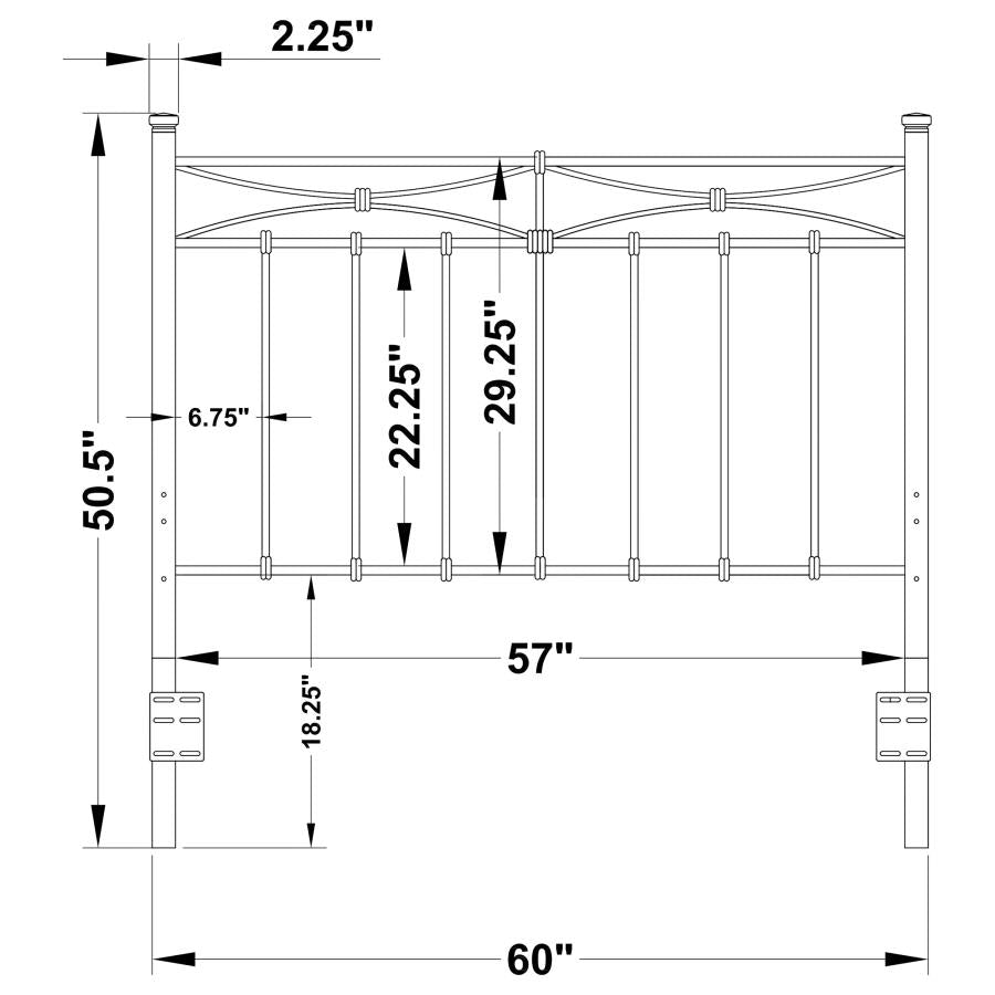 Lane Brown Queen / Full Headboard - MyWaynesHome #