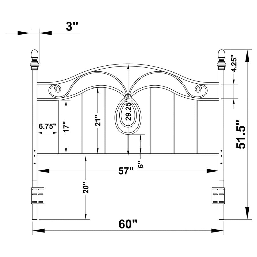 Evan Grey Queen / Full Headboard - MyWaynesHome #