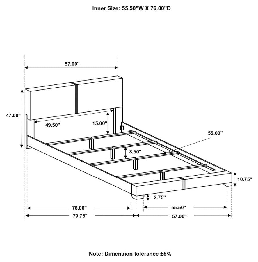 Conner Black Full Bed - MyWaynesHome #