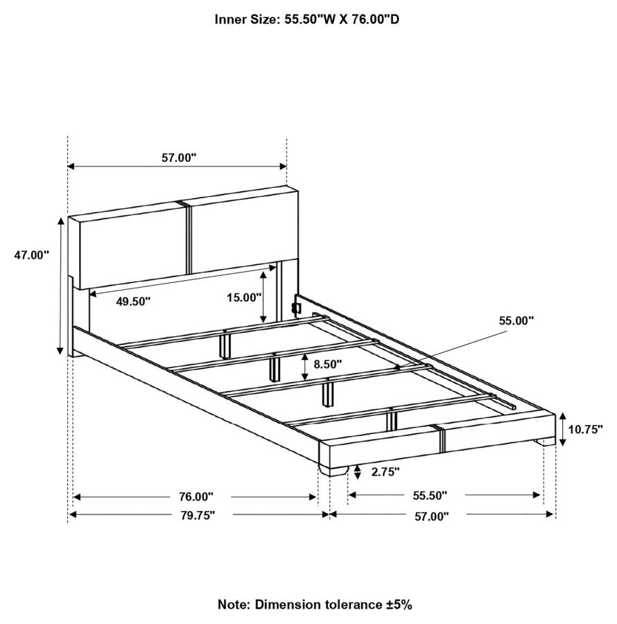 Conner Brown Full Bed - MyWaynesHome #