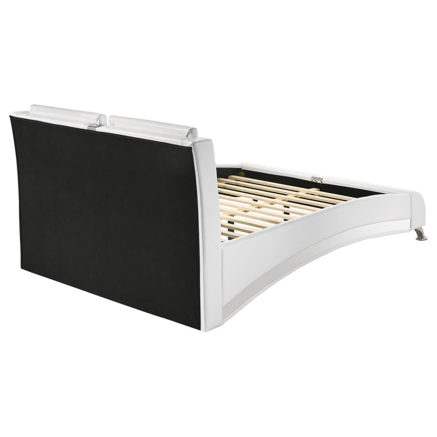 Jeremaine White Eastern King Bed - MyWaynesHome #
