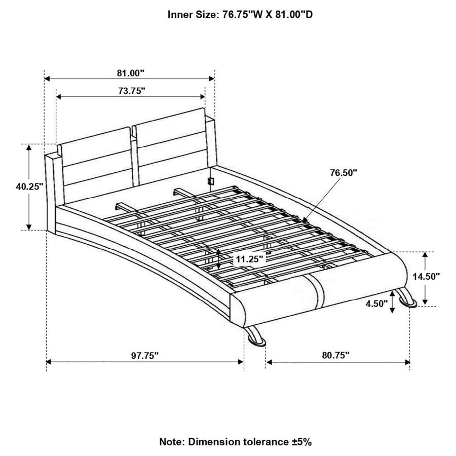Jeremaine White Eastern King Bed - MyWaynesHome #