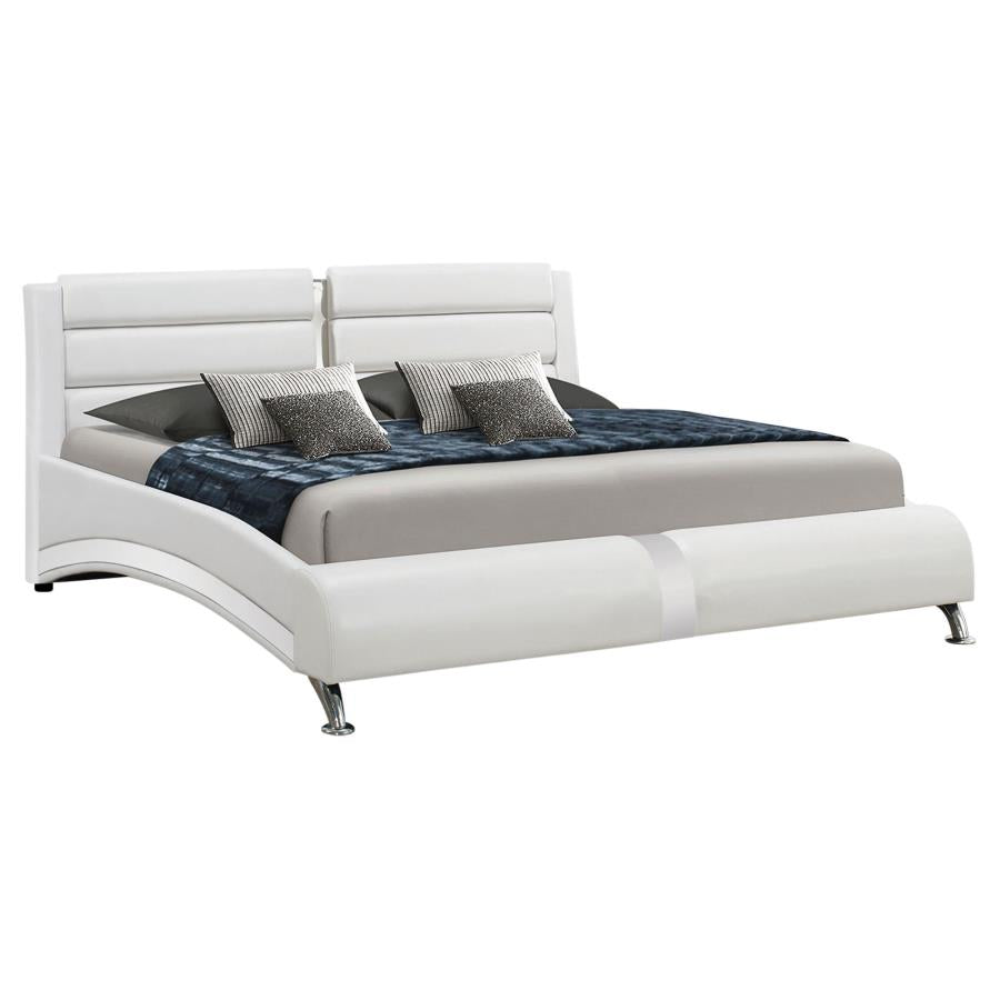 Jeremaine White California King Bed - MyWaynesHome #