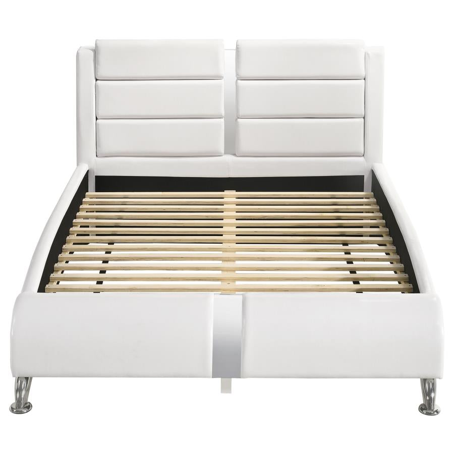 Jeremaine White California King Bed - MyWaynesHome #