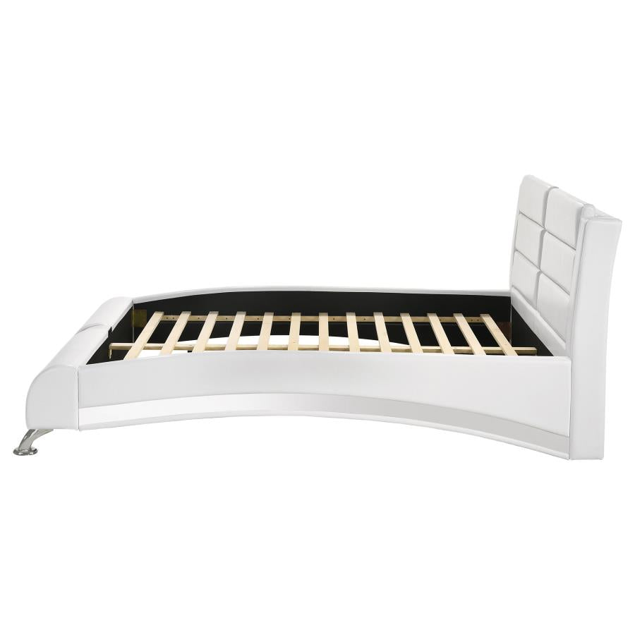 Jeremaine White California King Bed - MyWaynesHome #