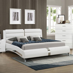 Jeremaine White Queen Bed - MyWaynesHome #