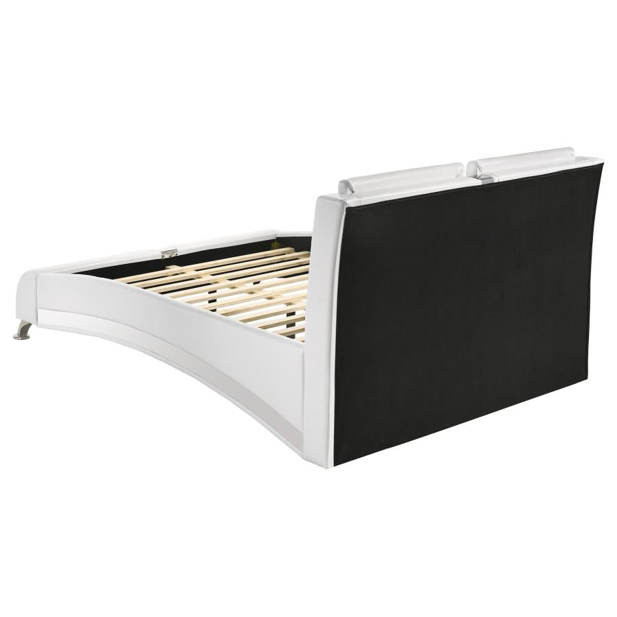 Jeremaine White Queen Bed - MyWaynesHome #
