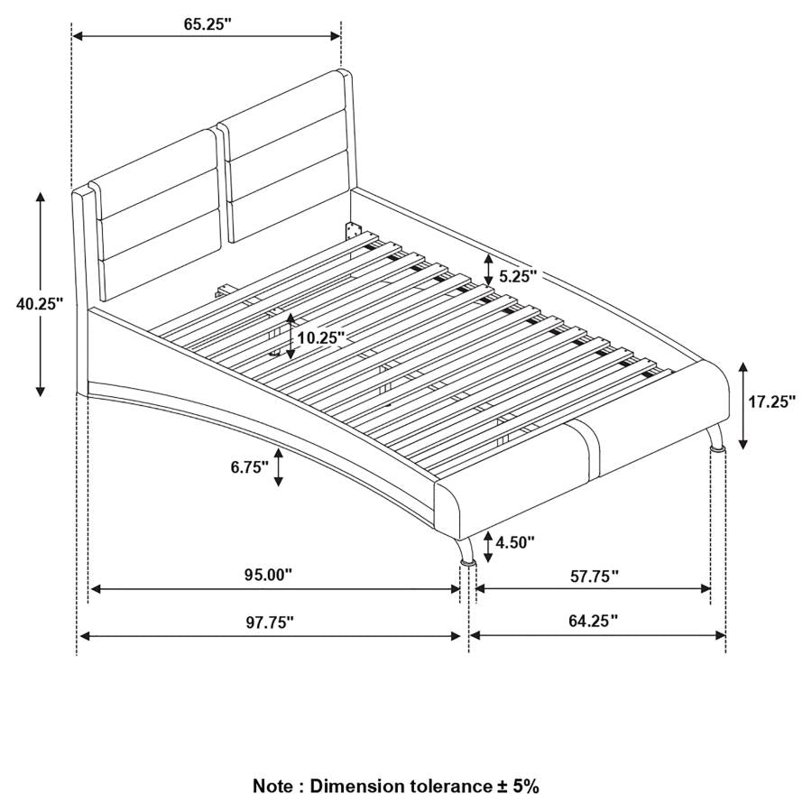 Jeremaine Black Queen Bed - MyWaynesHome #