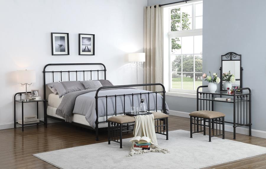 Livingston Brown California King Bed - MyWaynesHome #
