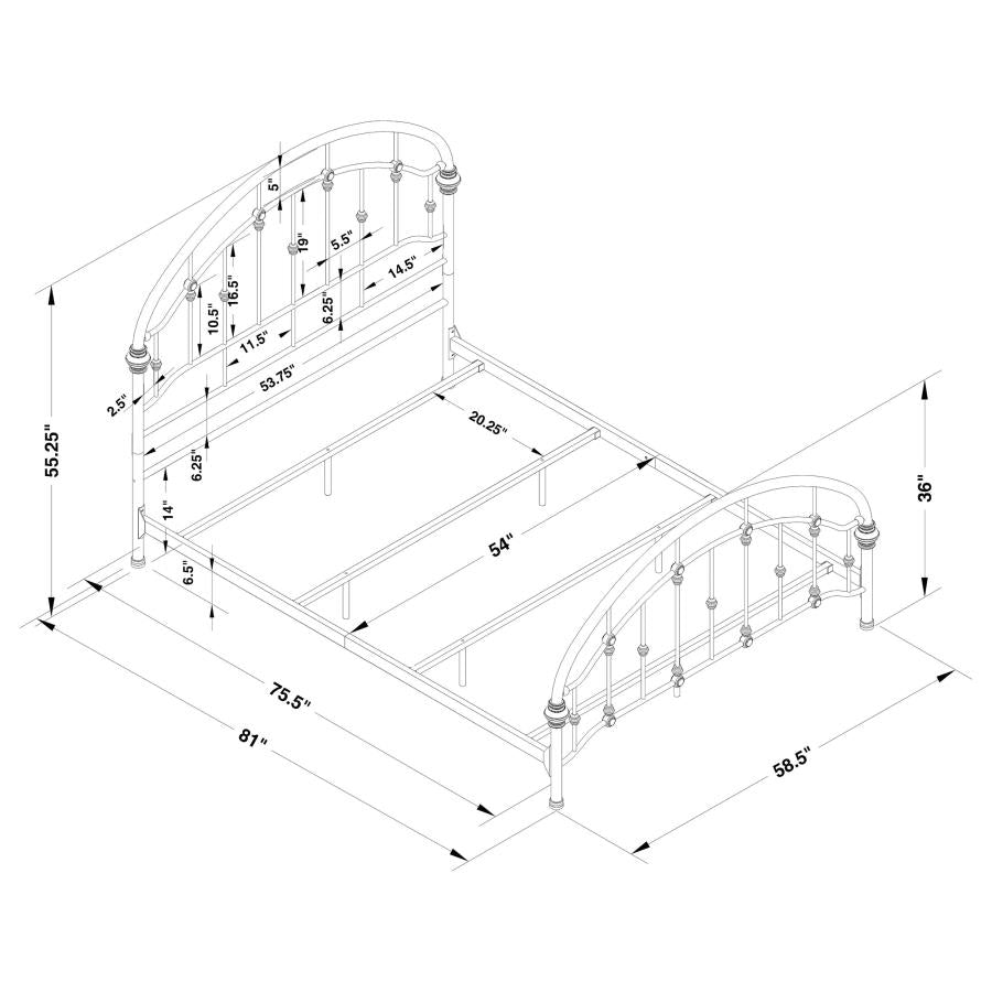 Rowan Brown Full Bed - MyWaynesHome #