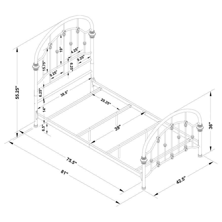 Rowan Brown Twin Bed - MyWaynesHome #