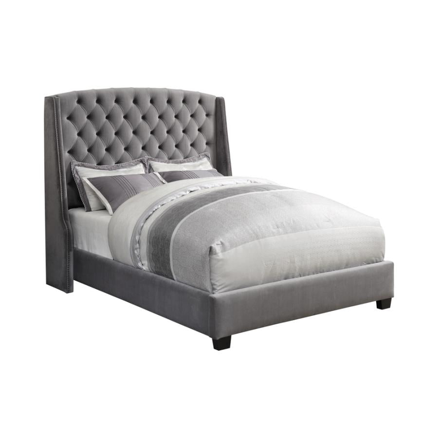 Pissarro Grey Eastern King Bed - MyWaynesHome #